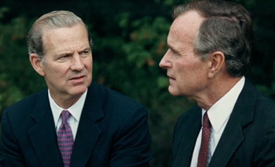 James Baker and President George W. Bush